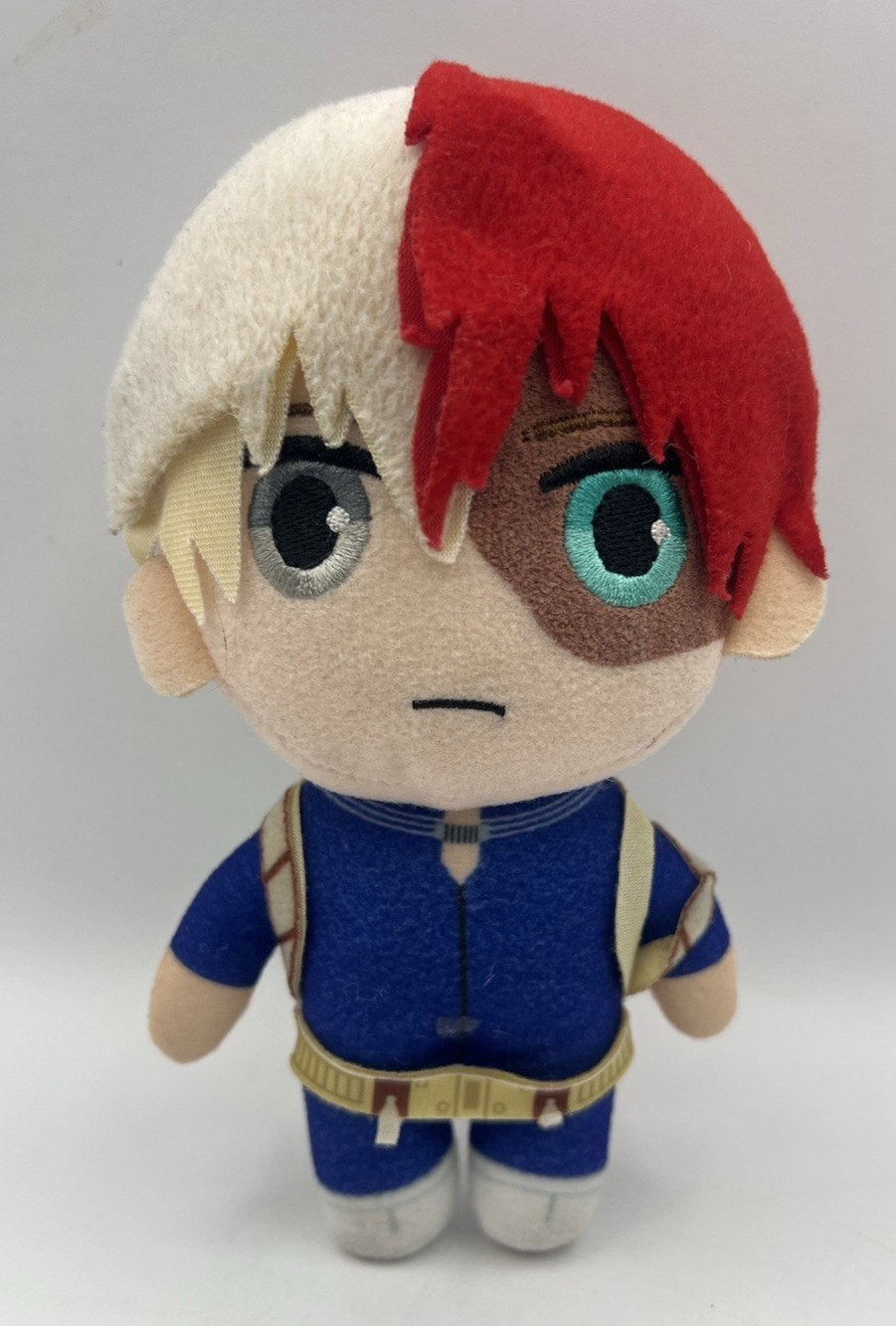 My Hero Academia Shoto Todoroki Plush Doll Anime Stuffed Toy Blue Hero Suit